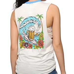 Obey Beer Surfer Cut Off